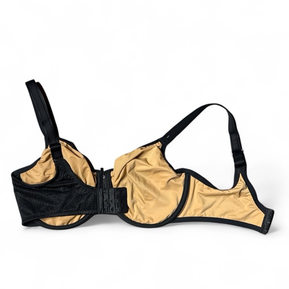 CHANTELLE C MAGNIFIQUE SEAMLESS LINED MINIMIZER BLACK BRA 38DDD **NWT** - Picture 7 of 13